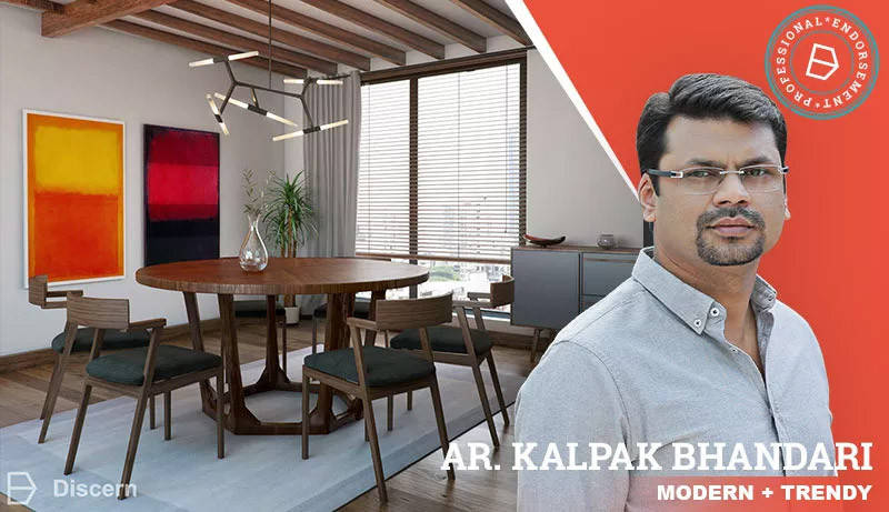 Modern Dining Room: A Look Endorsed By Architect Kalpak Bhandari